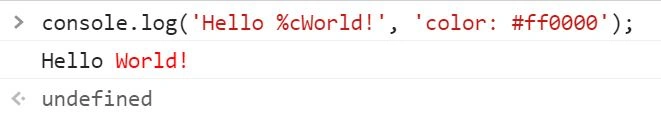 10 JavaScript Console Tricks That You Didn't Know