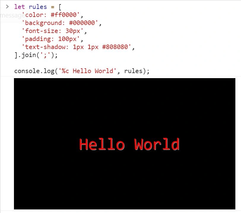 10 JavaScript Console Tricks That You Didn't Know