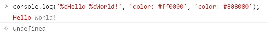 10 JavaScript Console Tricks That You Didn't Know