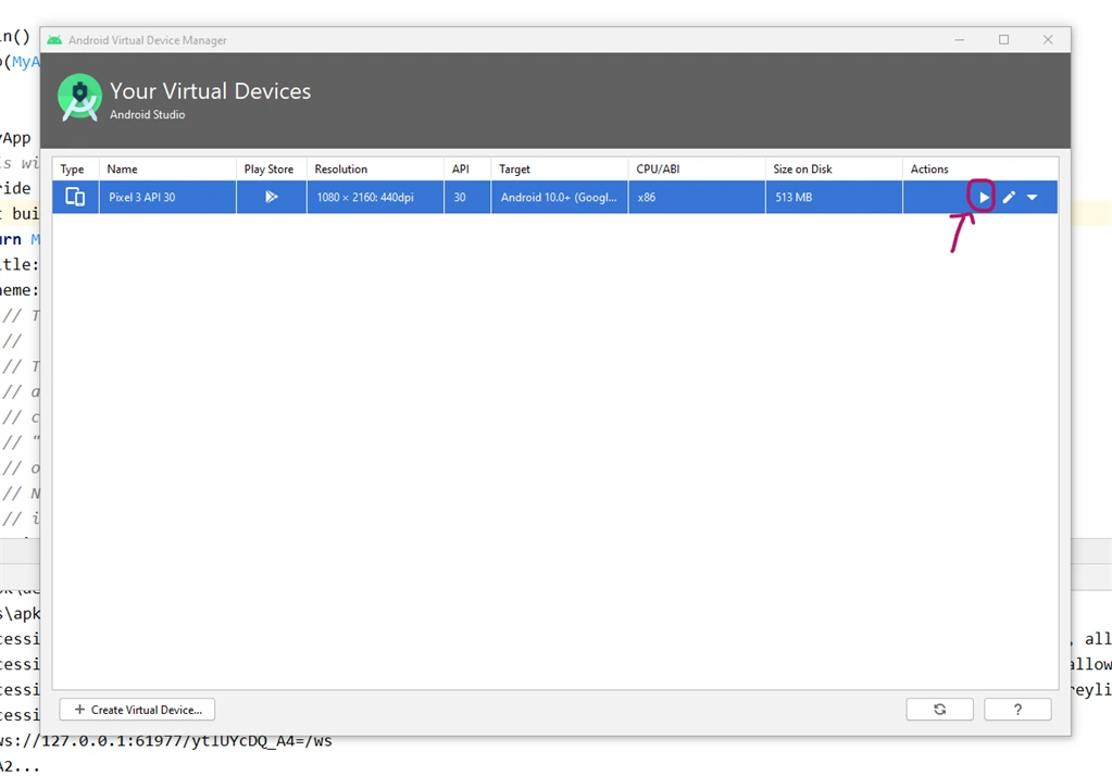 Creating A New Flutter Project And Setup Physical Device And Emulator