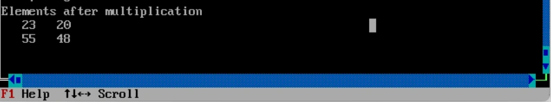 2D Array in C