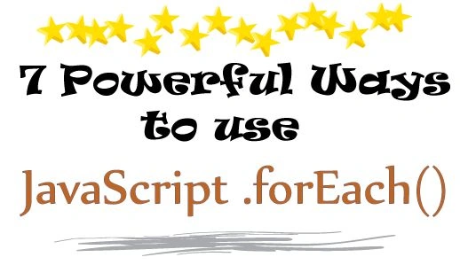 7 Ways To Avoid jQuery .each() Method With An Equivalent JavaScript .forEach() Method 7 Ways To Avoid jQuery .each() Method With An Equivalent JavaScript .forEach() Method