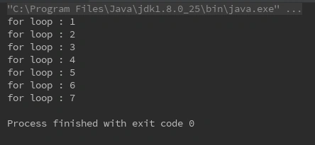 for-loop-example-output