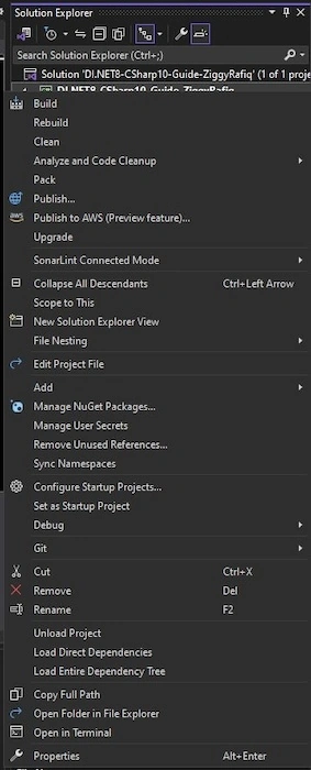 Visual Studio 2022 IDE Step 2