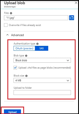 Advanced tab