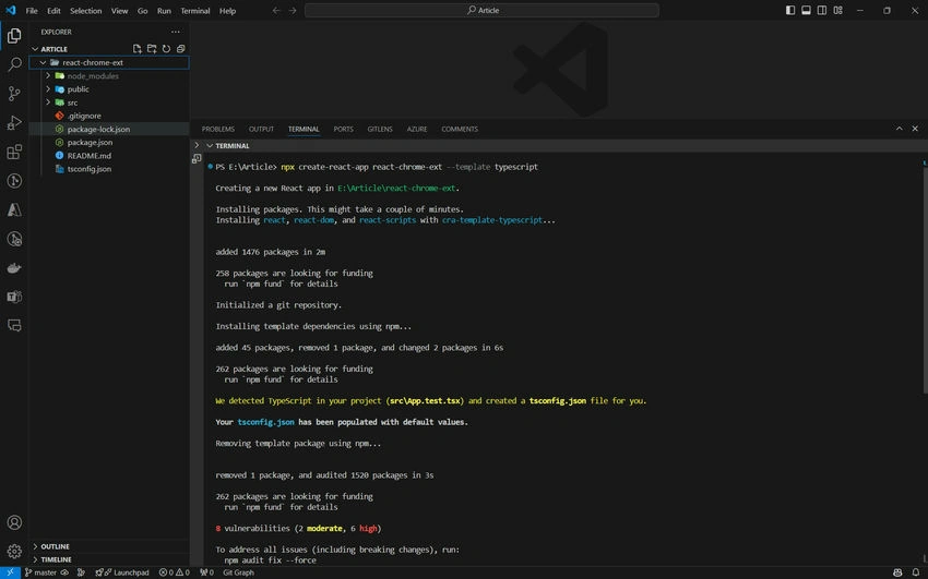 TypeScript React