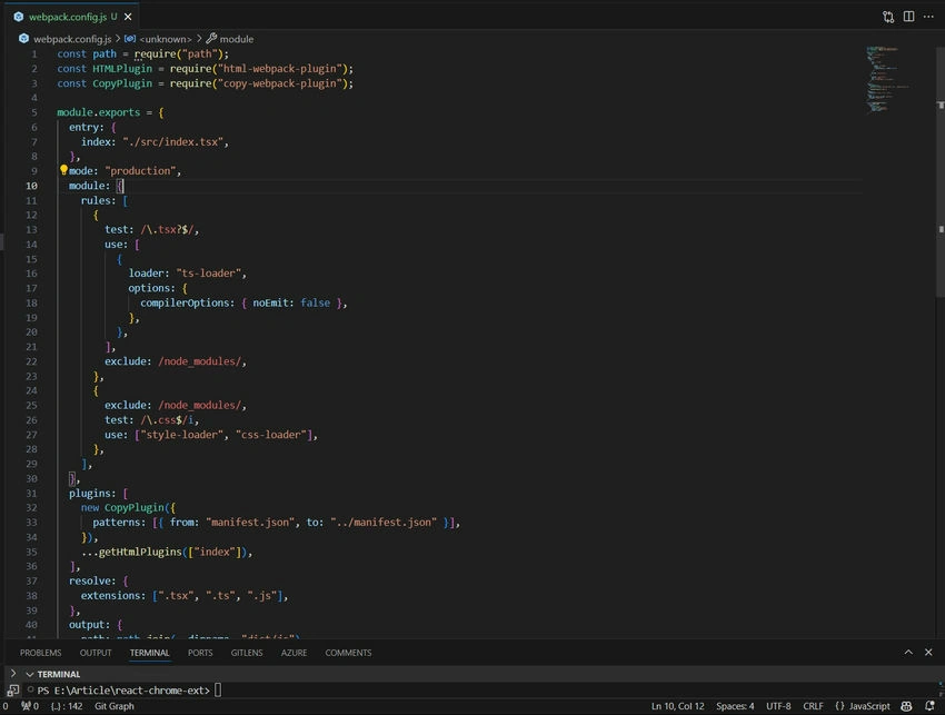 Webpack configuration