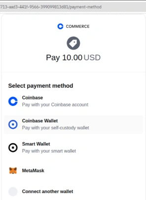 Pay with Crypto