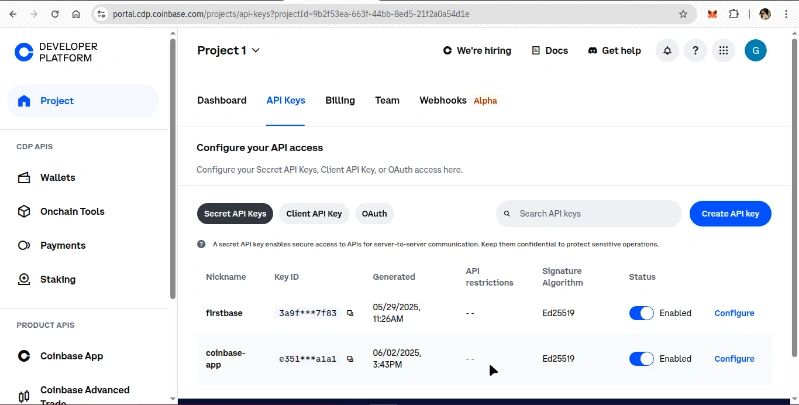 Coinbase Developer Platform