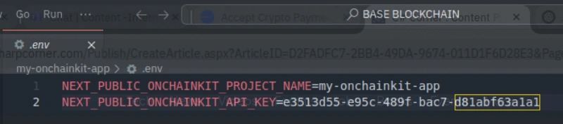 API key