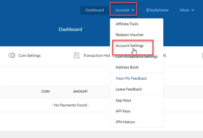 Account Settings