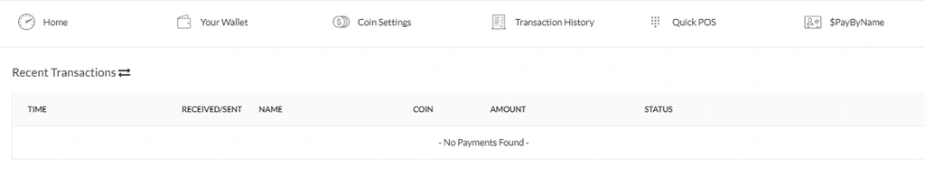 recent transaction
