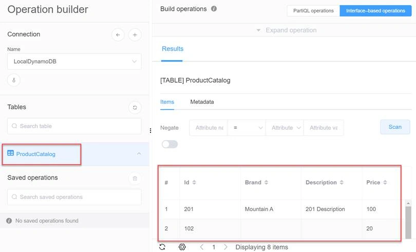 Access Amazon DynamoDB locally in .NET Core Console Application