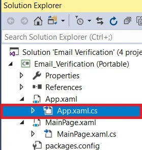 Email Verification In Android and UWP Using Xamarin.Forms