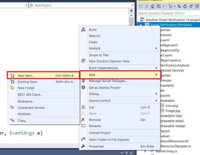 Email Verification In Android and UWP Using Xamarin.Forms