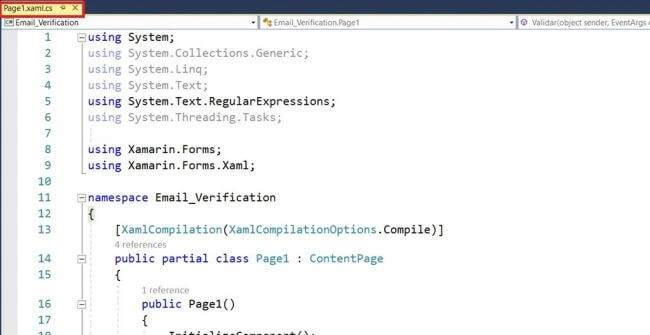 Email Verification In Android and UWP Using Xamarin.Forms