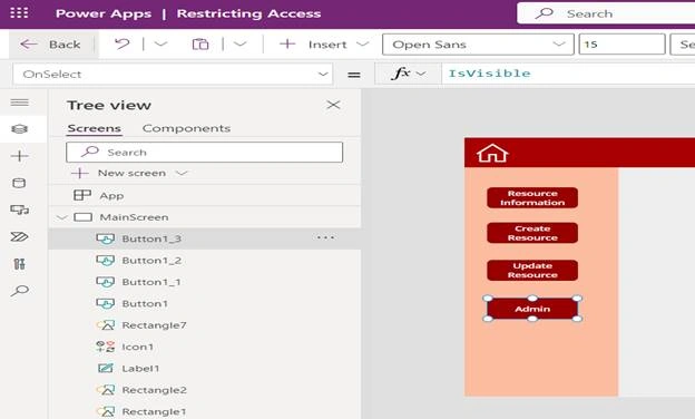 Access Restriction in a Canvas App Using a SharePoint Group and Power Automate