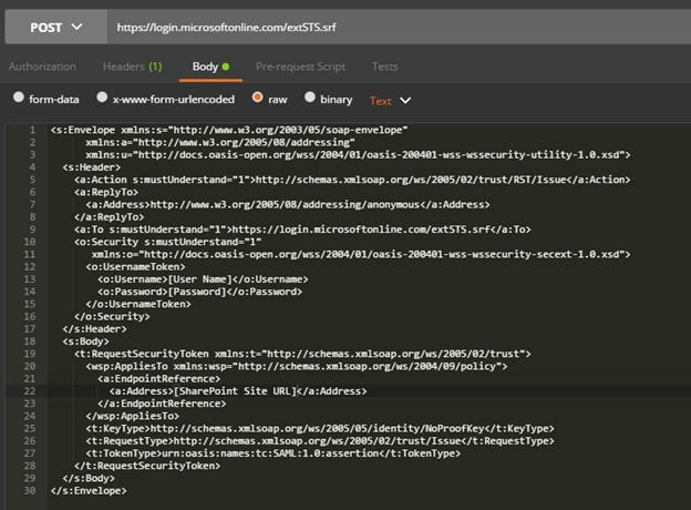 Access SharePoint Online REST API Via Postman With User Context