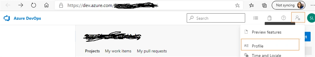 Acessing Azure DevOps by using PAT