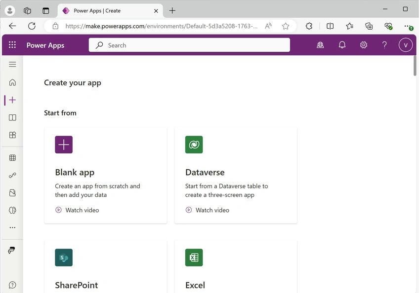 Canvas app