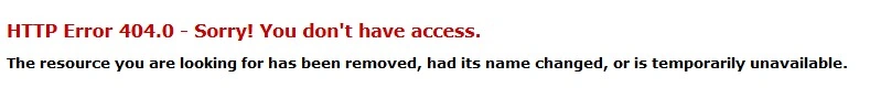 Http error