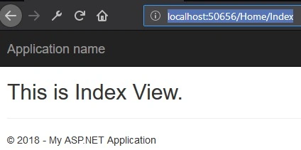 Index view