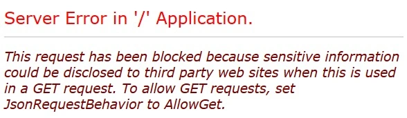 Server error