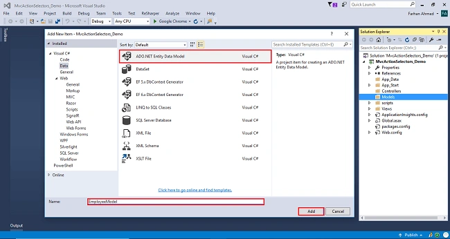 Action Verb Selectors In ASP.NET MVC