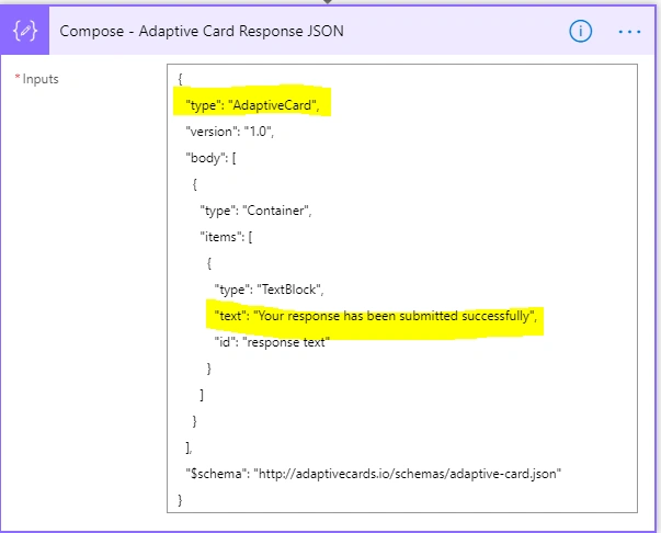 Actionable Outlook Message Using Adaptive Card Connected To SharePoint Using Power Automate