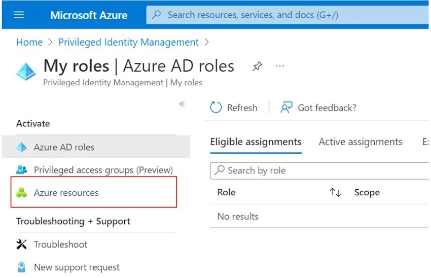 Azure resources
