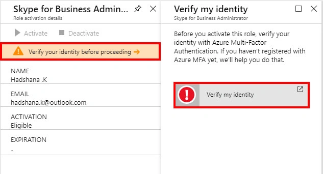 Activate My Azure Active Directory (Azure AD) Roles In Privileged Identity Management (PIM)