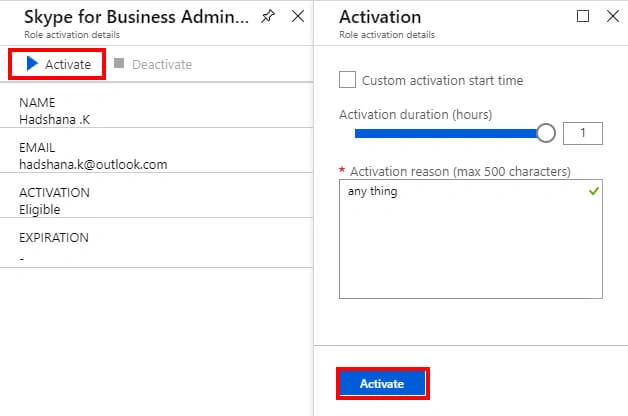 Activate My Azure Active Directory (Azure AD) Roles In Privileged Identity Management (PIM)