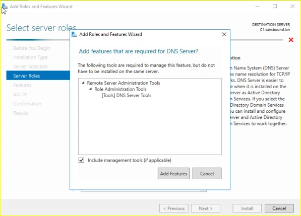 Add features for DNS server