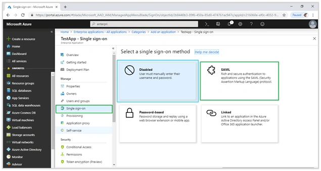 Active Directory SSO In Windows Azure Using SAML 2.0