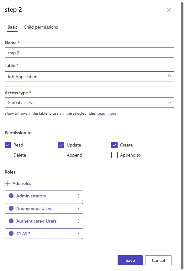 Set up permission