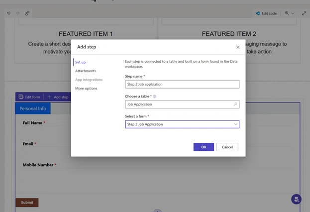 Add your step 2