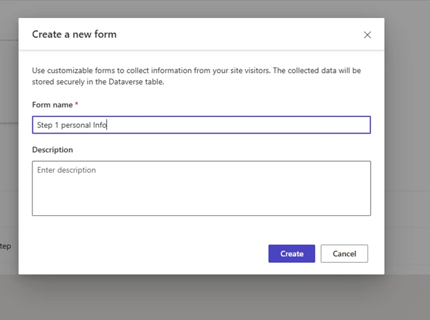 Click on + New Form
