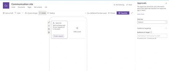Add Adaptive Card To Your Viva Connection Dashboard