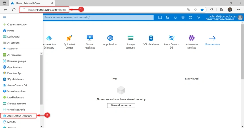 Add and verify Your custom domain in Azure Active Directory