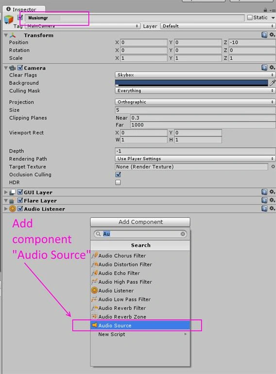 On Button Click Start The Audio Using C# Scripts In Unity