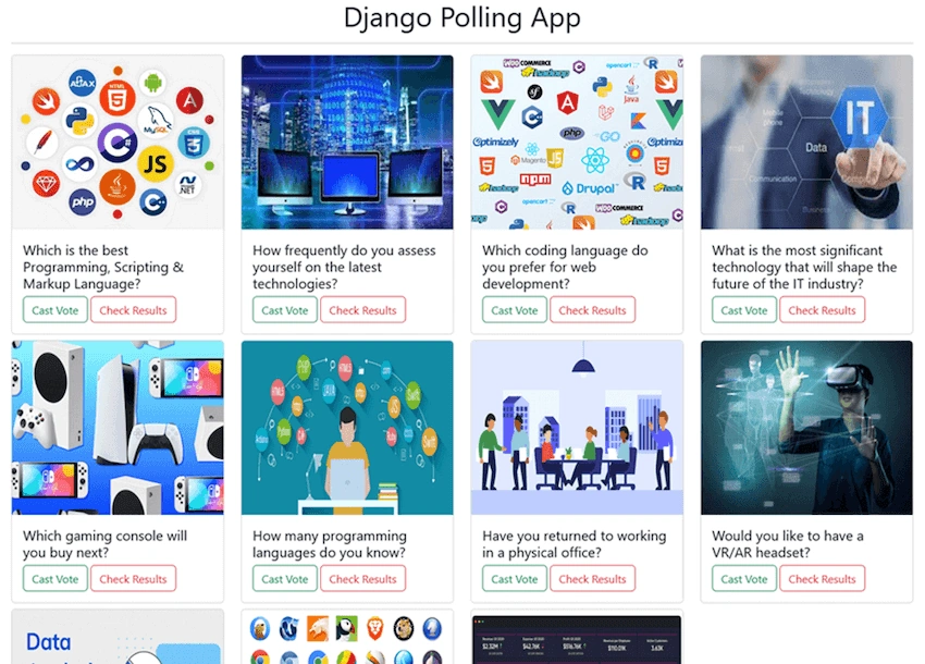 Django Polling App