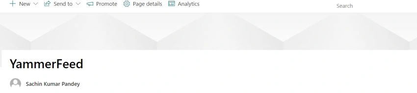 Add Conversations (yammer) Webpart in SharePoint Modern Page Using PowerShell