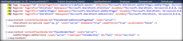 Add Custom Form To List Using SharePoint Hosted App