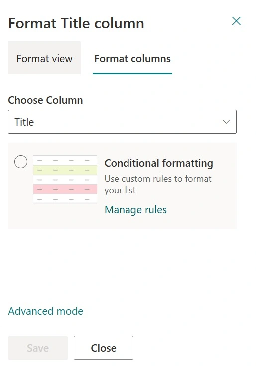 Data Bar Formatting