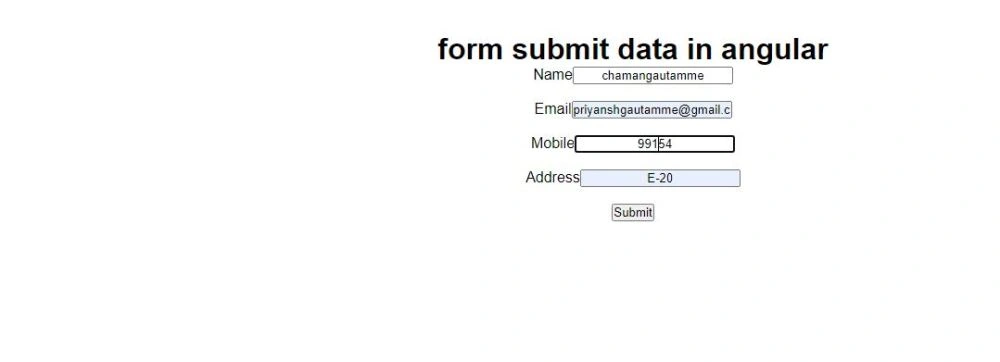 Add Data To The Server Using The Web API In Angular Using Node.js And VS Code