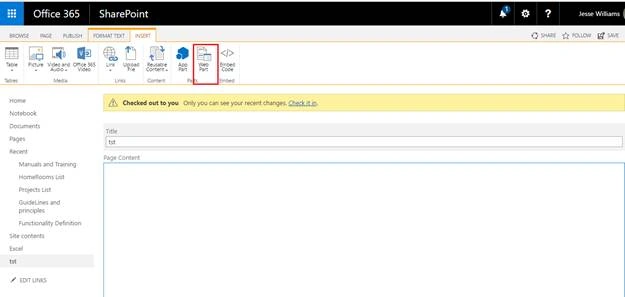 SharePoint webpart