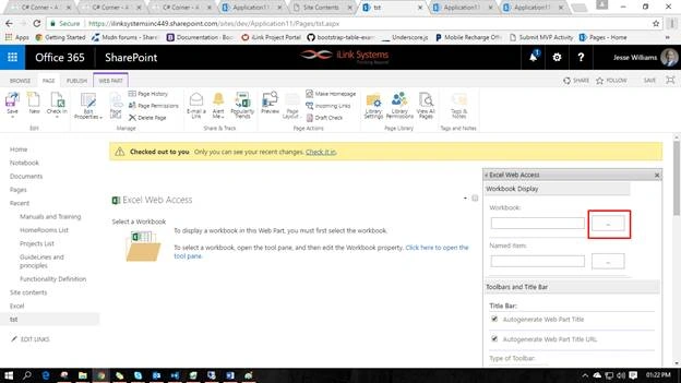 SharePoint webpart property