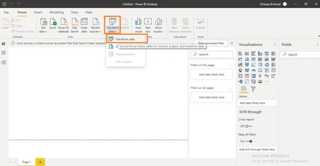 Add Index Column in Power BI using Power Query Editor
