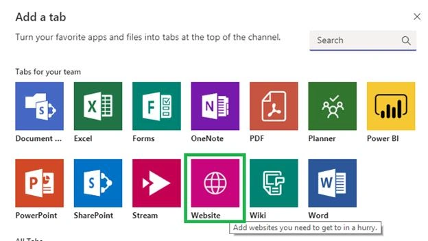 Add Modern SharePoint Site Page In Microsoft Teams