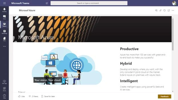 Add Modern SharePoint Site Page In Microsoft Teams